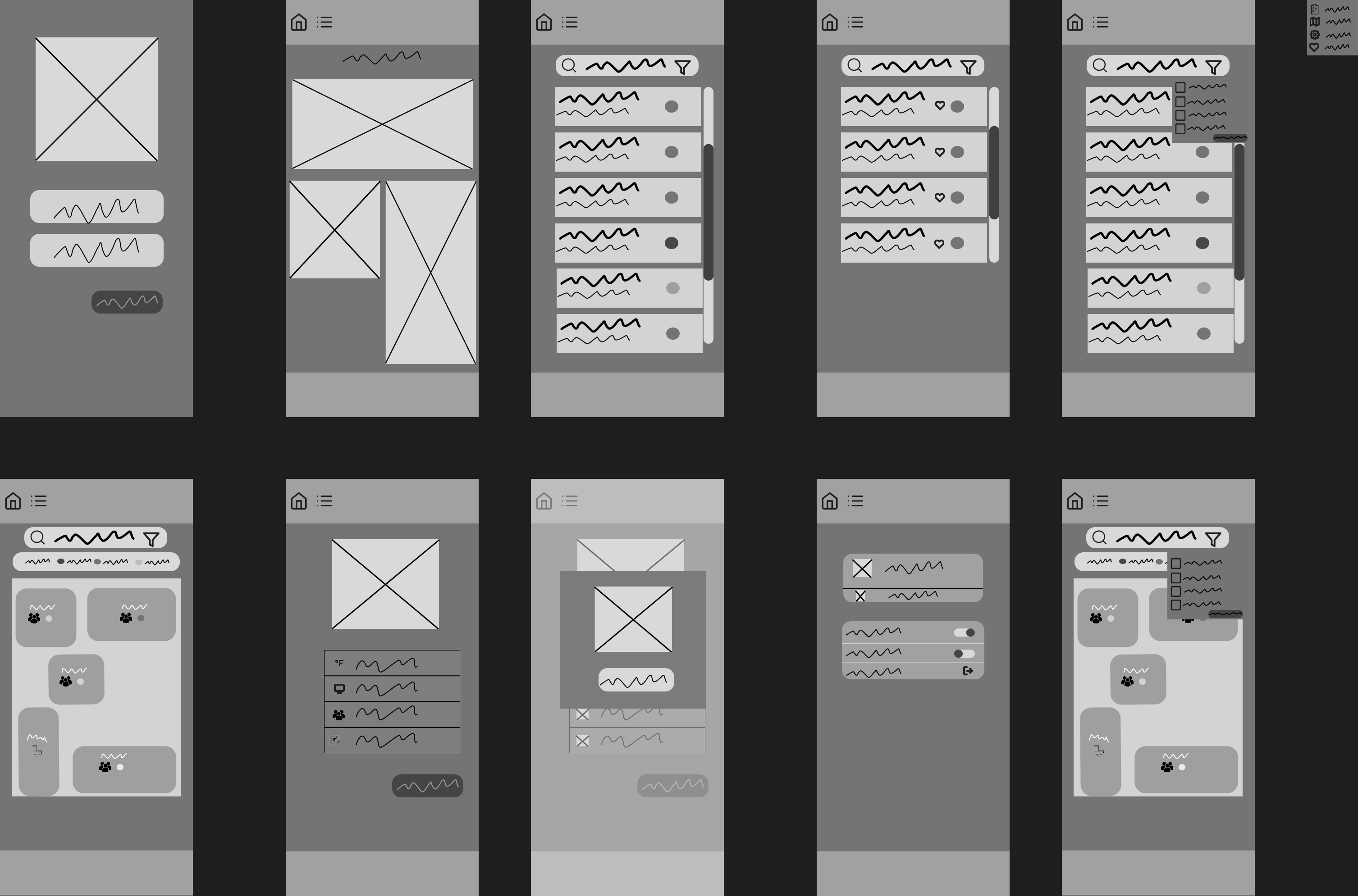 Low fidelity ontwerp